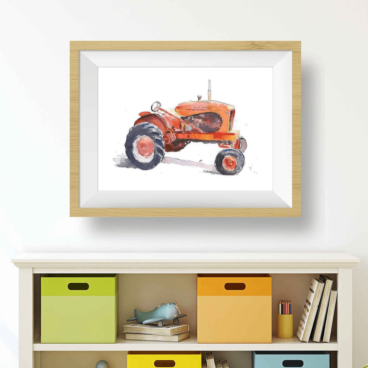 Red Tractor Print #2
