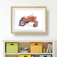 Thumbnail for Red Tractor Print #2