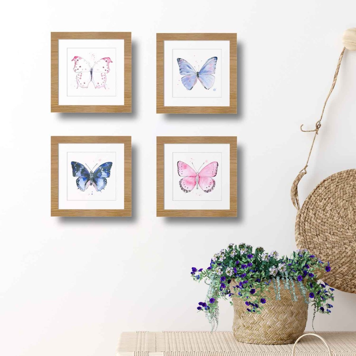botanical butterfly prints