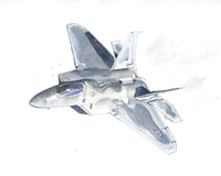 Thumbnail for f22 raptor airplane print