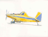 Thumbnail for Yellow Air Tractor Print
