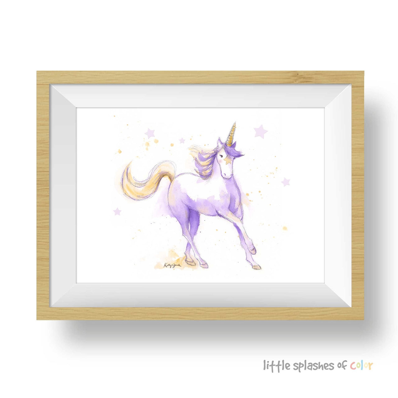 unicorn wall art print