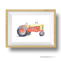 Thumbnail for Yellow and Red Tractor Print