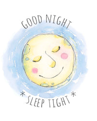 Thumbnail for good night moon wall art for kids