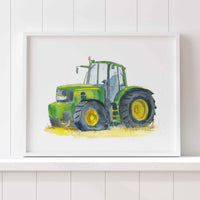 Thumbnail for Green Tractor Print #13