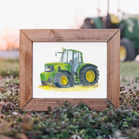 Thumbnail for Green Tractor Print #13