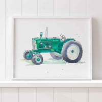 Thumbnail for Green Tractor Print #8