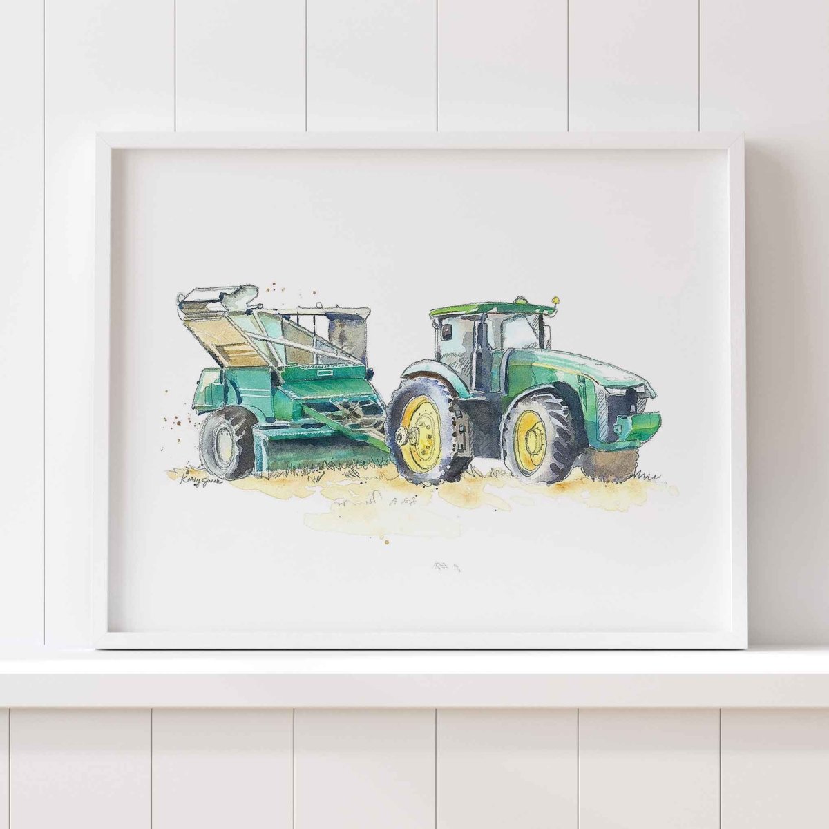 tractor wall art