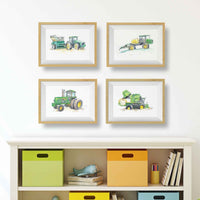 Thumbnail for green tractor wall decor
