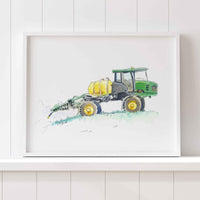 Thumbnail for Green Tractor Print #12 (download)