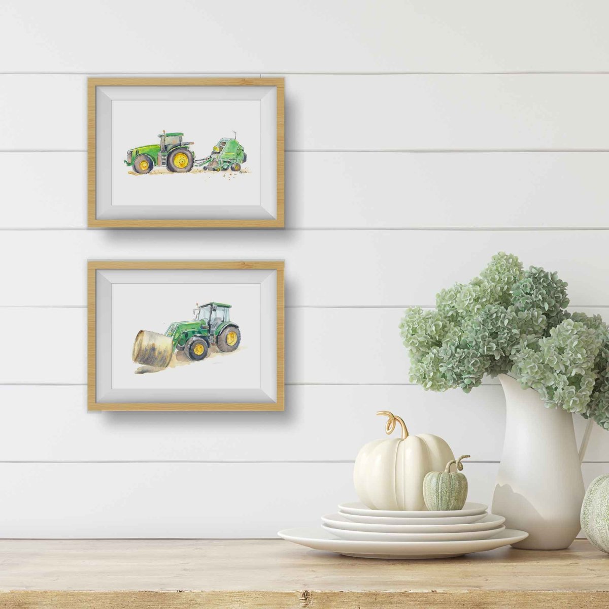 Green Tractor Print #14 (download)