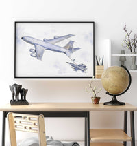Thumbnail for military airplane wall art
