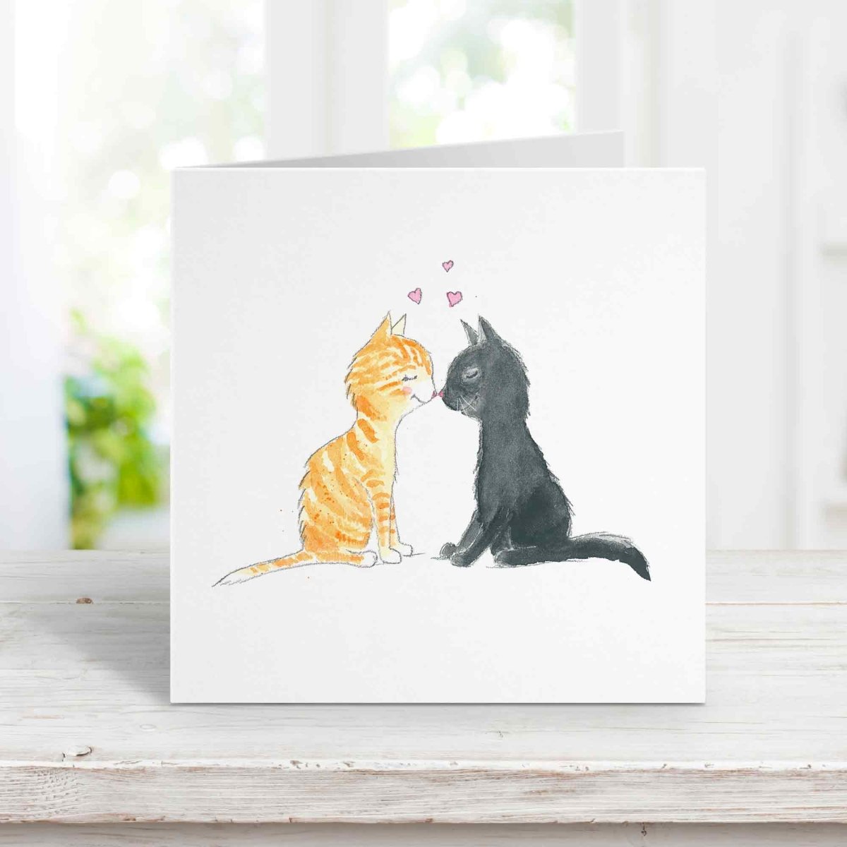 cat card for anniversary