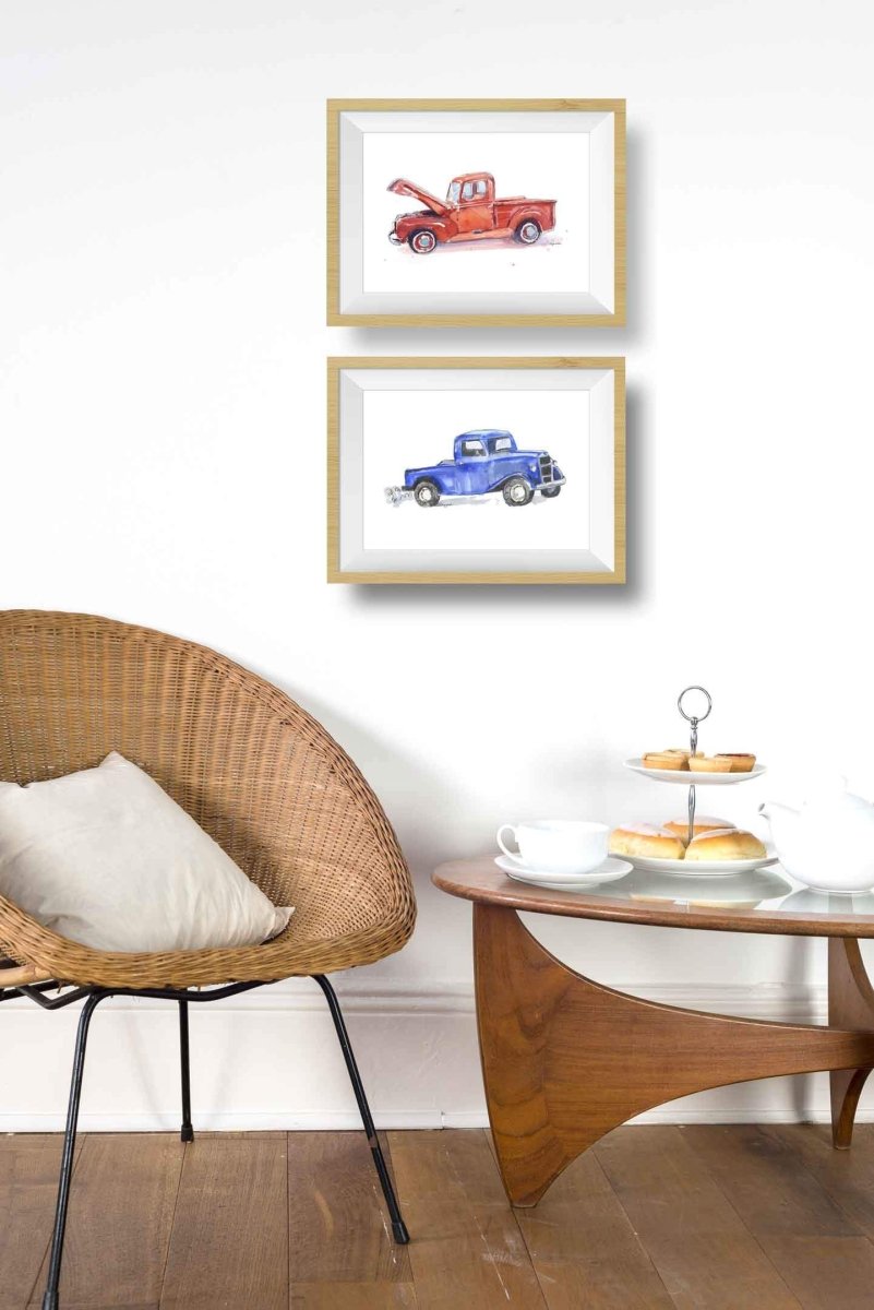 Little Blue Truck Print