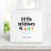 Thumbnail for little splashes of color gift card