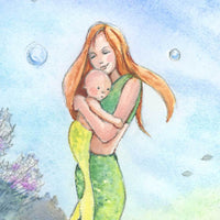 Thumbnail for baby mermaid print
