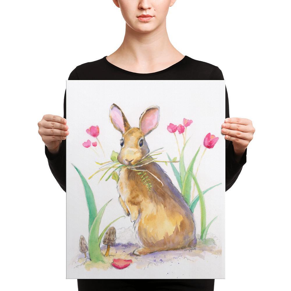 Woodland Bunny Canvas Print