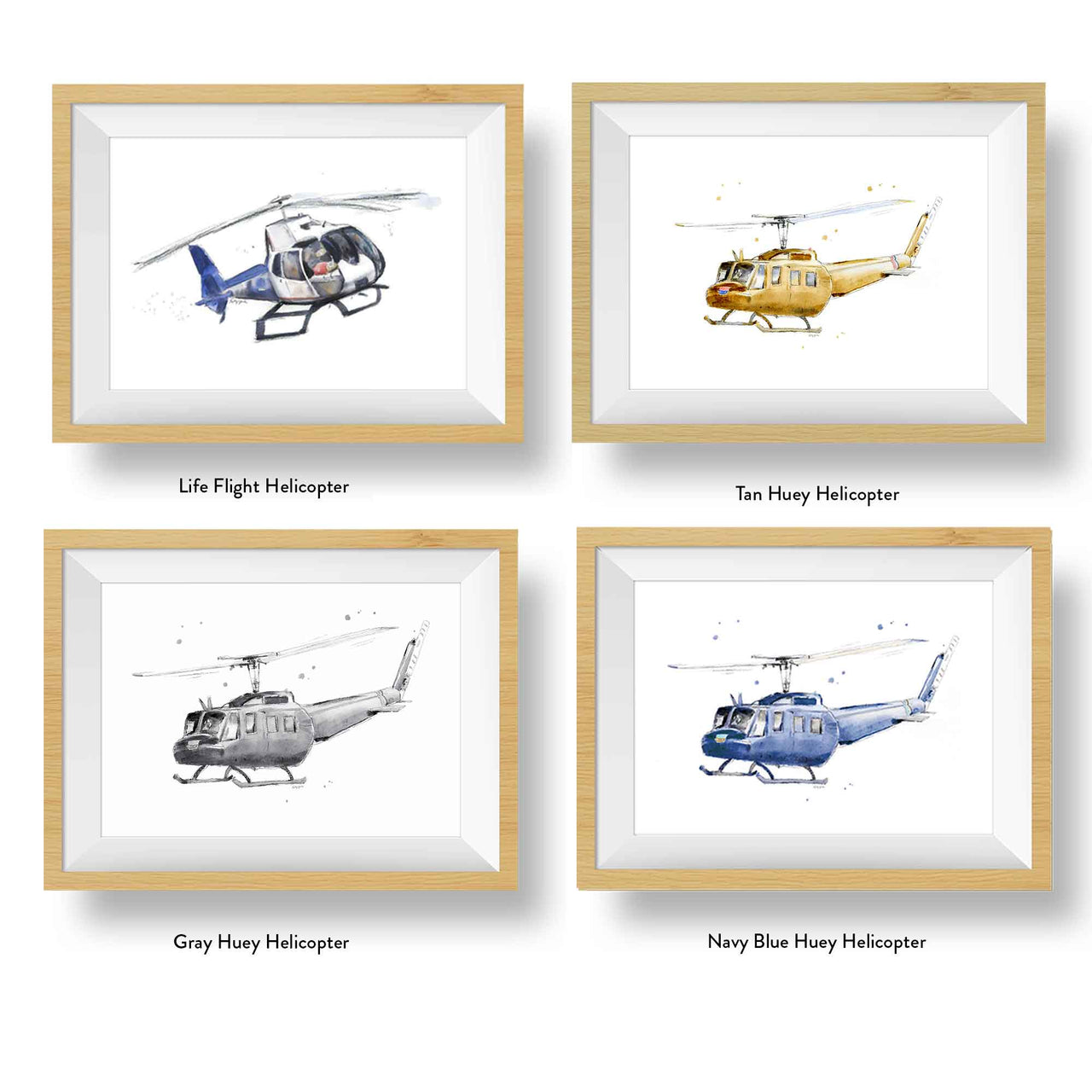helicopter wall art for kids