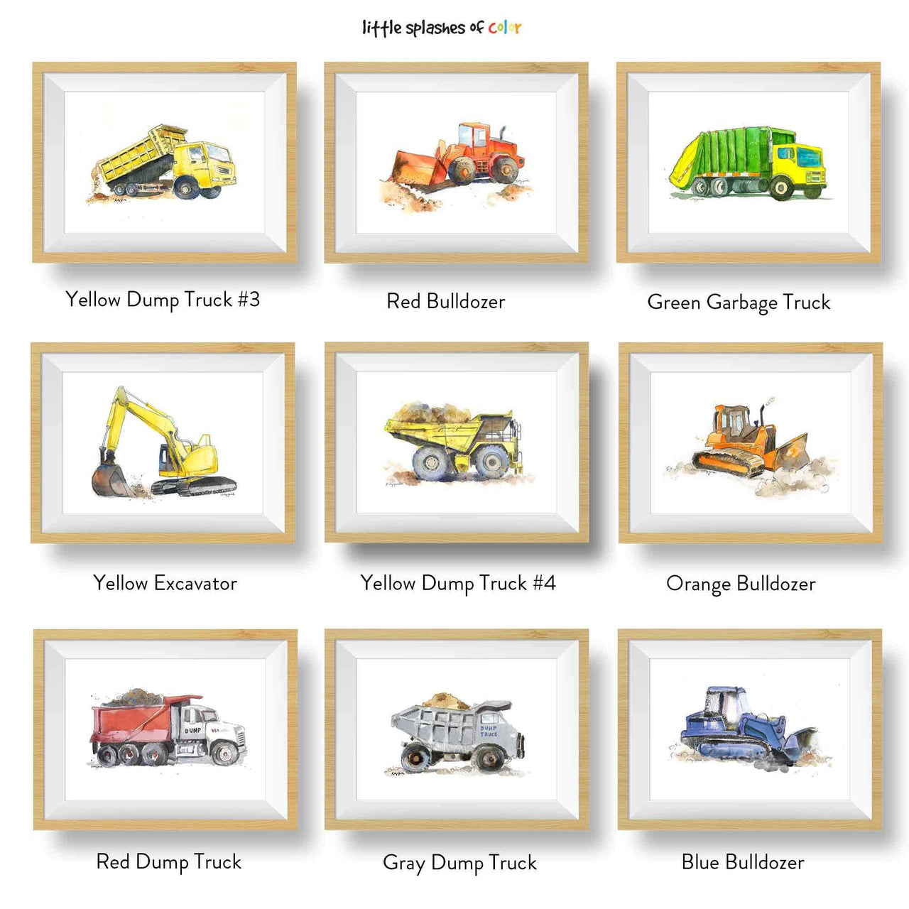 truck prints toddler transportation