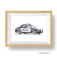 Thumbnail for Police Car Print