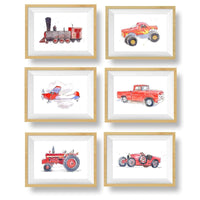 Thumbnail for transportation wall art for toddlers