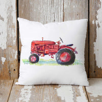 Thumbnail for Red Tractor Pillow Cover