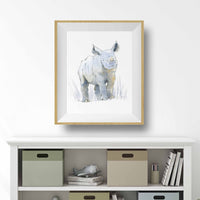 Thumbnail for Sweet Safari Rhino Print