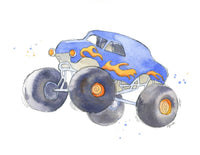 Thumbnail for Monster truck wall decor