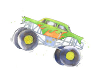 Thumbnail for Monster truck wall decor