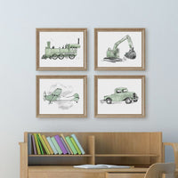 Thumbnail for vehicle prints for boys rooms