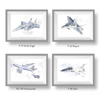 Thumbnail for fighter jet airplane wall art