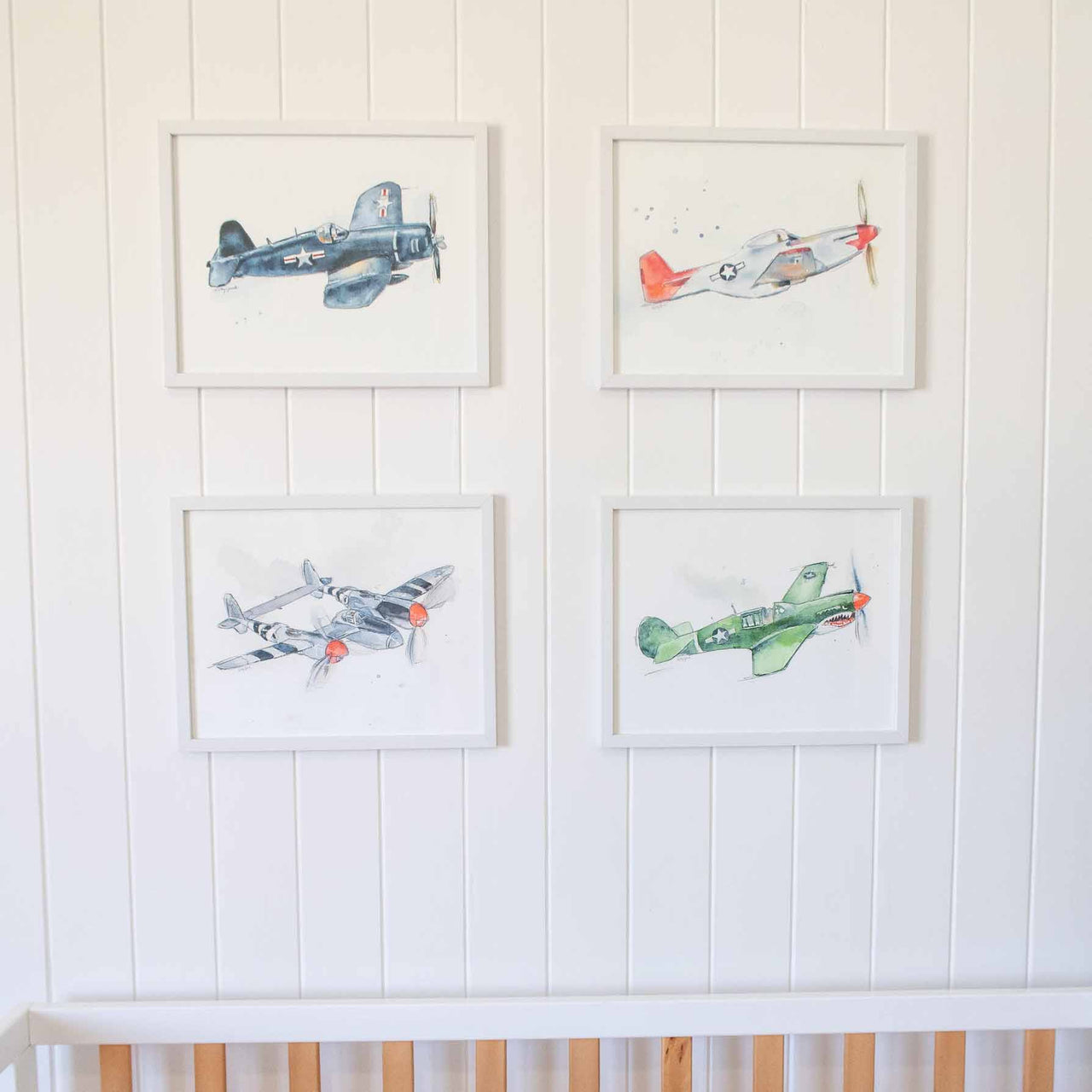 airplane nursery wall decor