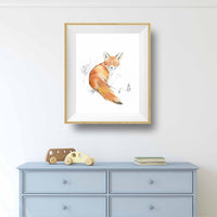 Thumbnail for Sweet Woodland Fox Print