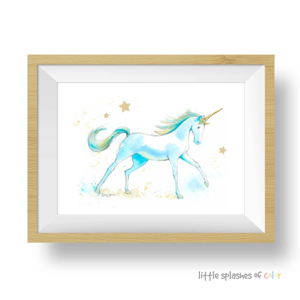 Unicorn nursery art