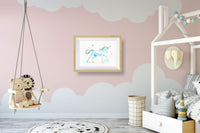 Thumbnail for Teal Unicorn Art
