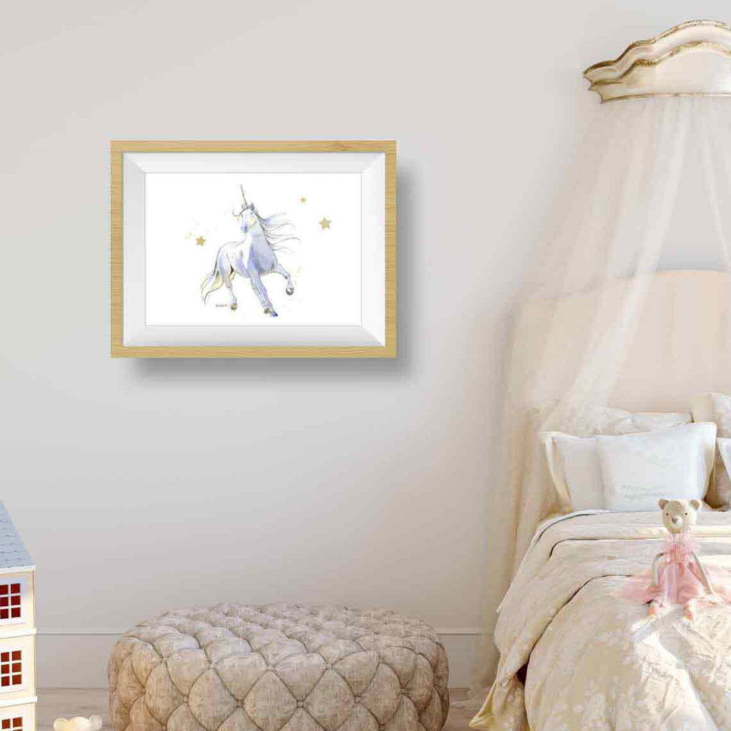 Unicorn Art Prints | Girls Room Decor | Unicorn Nursery – Little ...