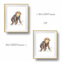 Thumbnail for Sweet Safari Monkey Print