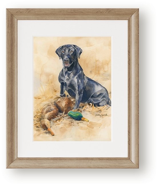 hunting dog art prints