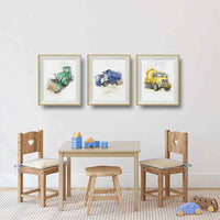 Thumbnail for Yellow Cement Mixer Truck Print (digital download)