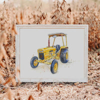 Thumbnail for Yellow Tractor Print #4